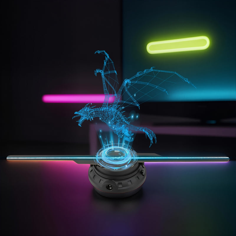 3D Hologram Fan Display – LED Projector