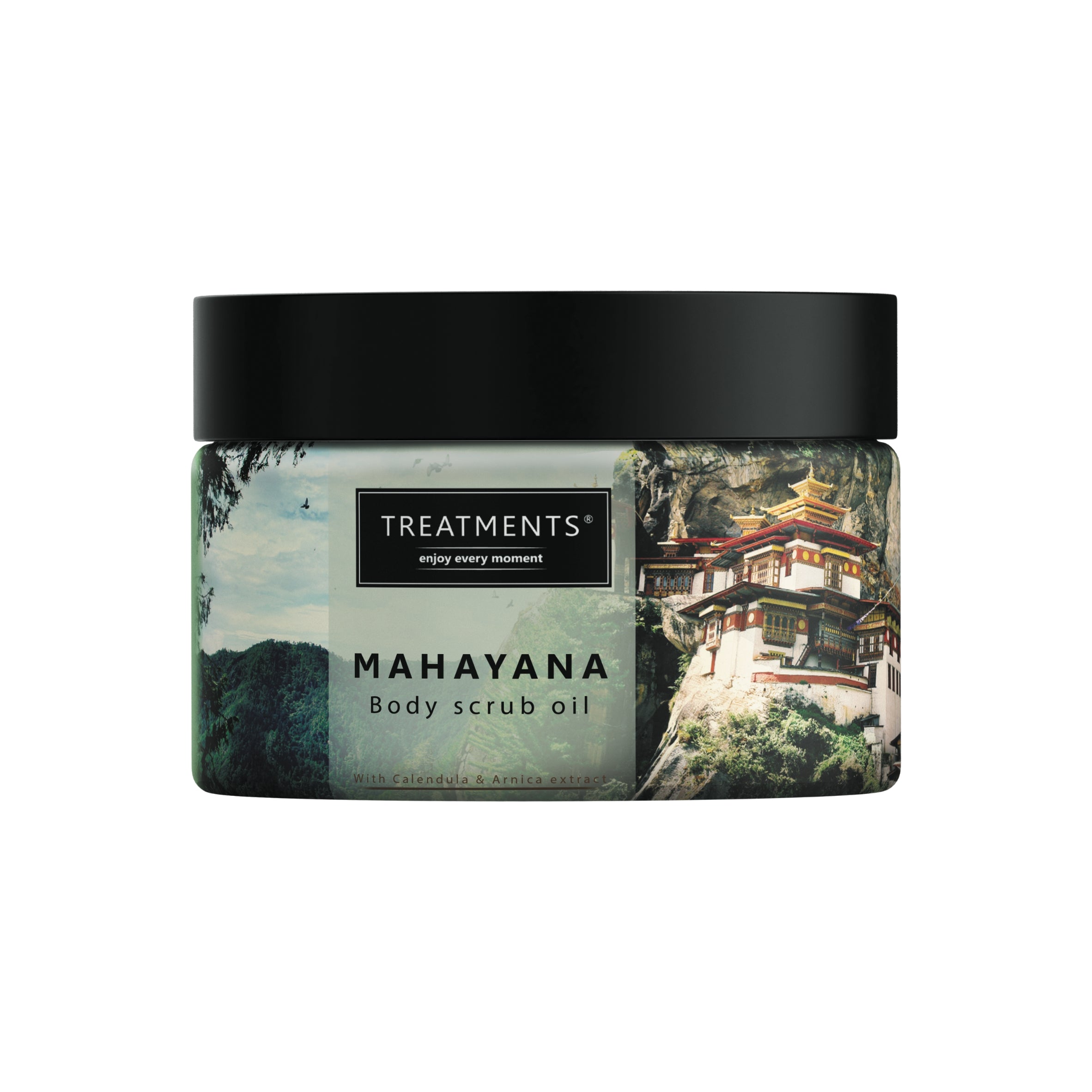 Mahayana Body Scrub Oil – 500g | Sea Salt & Nourishing Oil Exfoliator