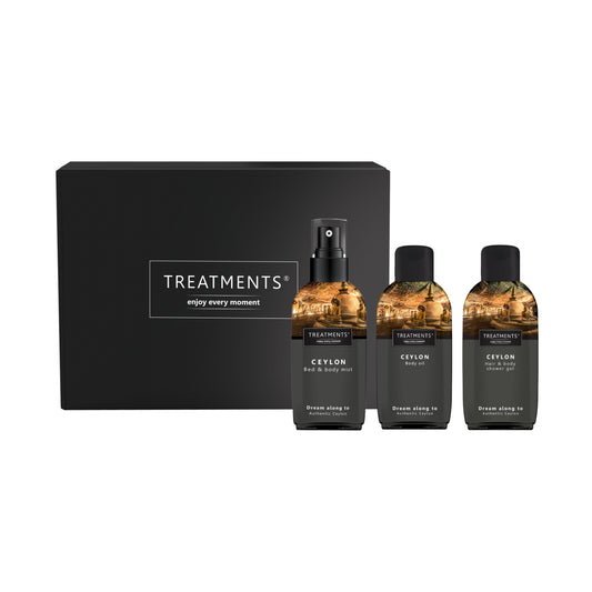 Ceylon Mailbox Body & Fragrance Set | Bed Mist, Shower Gel, Lotion