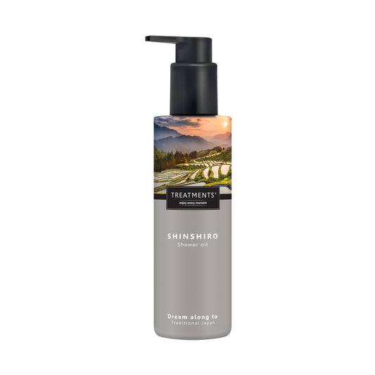 Shinshiro Shower Oil – 250ML | Almond & Argan-Based Silky Cleanser