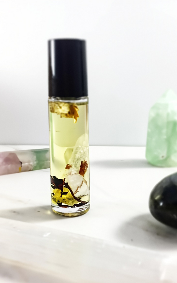 Essential Oil Blend with Crystals Frankincense
