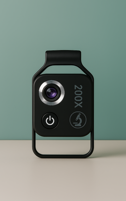 200X Zoom Mobile Microscope Lens with LED Light – Explore the Micro World Anytime, Anywhere