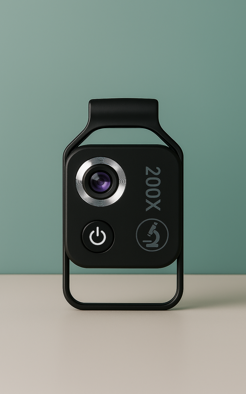 200X Zoom Mobile Microscope Lens with LED Light – Explore the Micro World Anytime, Anywhere