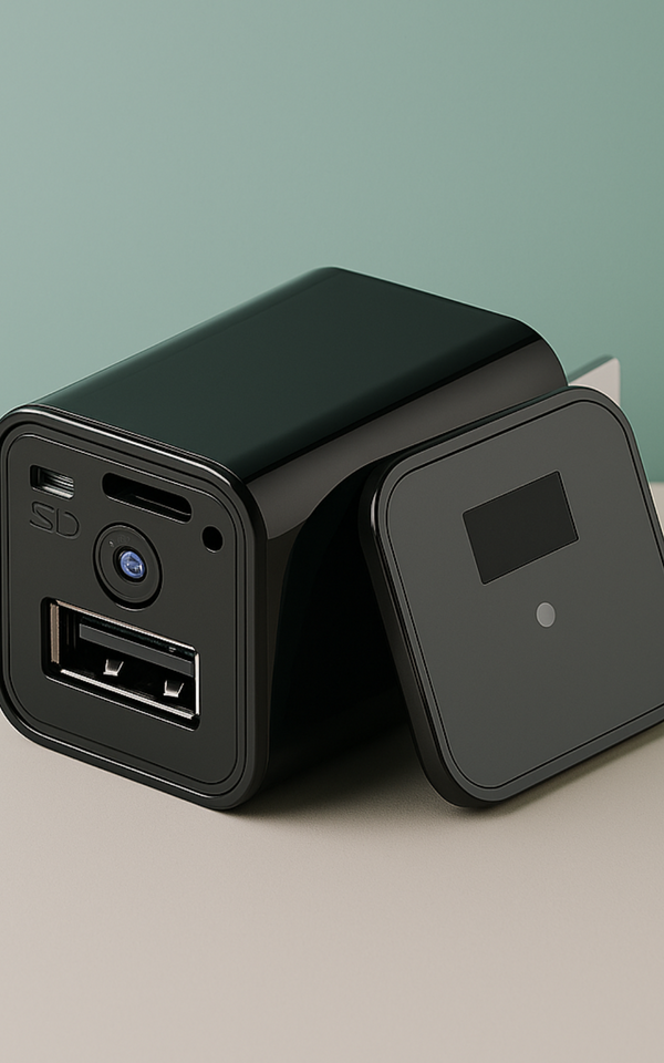 HD 1080P Hidden USB Wall Charger Camera – Motion Detection Spy Cam for Home & Office Security