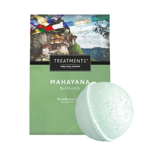 Mahayana Wellness Bath Bomb - 180g | Fizzy Aromatic Soak