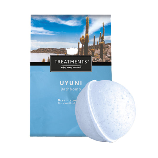 Uyuni Wellness Bath Bomb – 180g | Fizzy Aromatic Soak