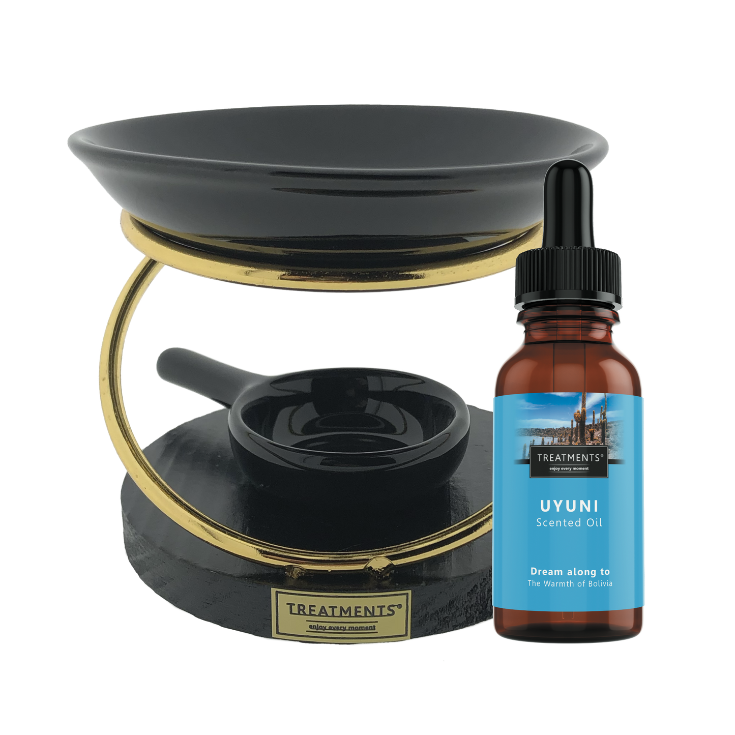 Uyuni Scented Oil + Diffuser – 20ml | Eucalyptus, Mint & Wood Blend