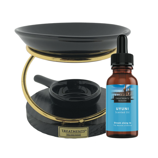 Uyuni Scented Oil + Diffuser – 20ml | Eucalyptus, Mint & Wood Blend